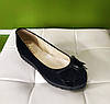STTOPA Розміри 33-35. Балетки великих розмірів із натуральної шкіри. 159-3335 Чорні, фото 7