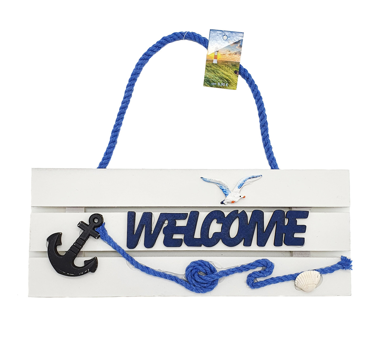 Декоративна табличка WELCOME дерев'яна LIDL, фото 1