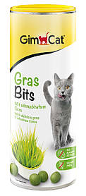 Gimсat GRASBITS — вітамінізовані ласощі для кішок із травою, 710 таб.
