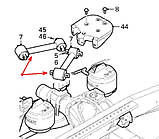 Тяга реактивна DAF CF, XF 105 L = 390 (пр.о Sampa), фото 2
