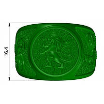 Лев кільце, перстень, печатка, фото 3