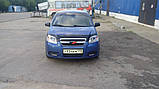 Дефлектор капоту (Мухобійка) Chevrolet Aveo 2005-2012 (Sim), фото 5