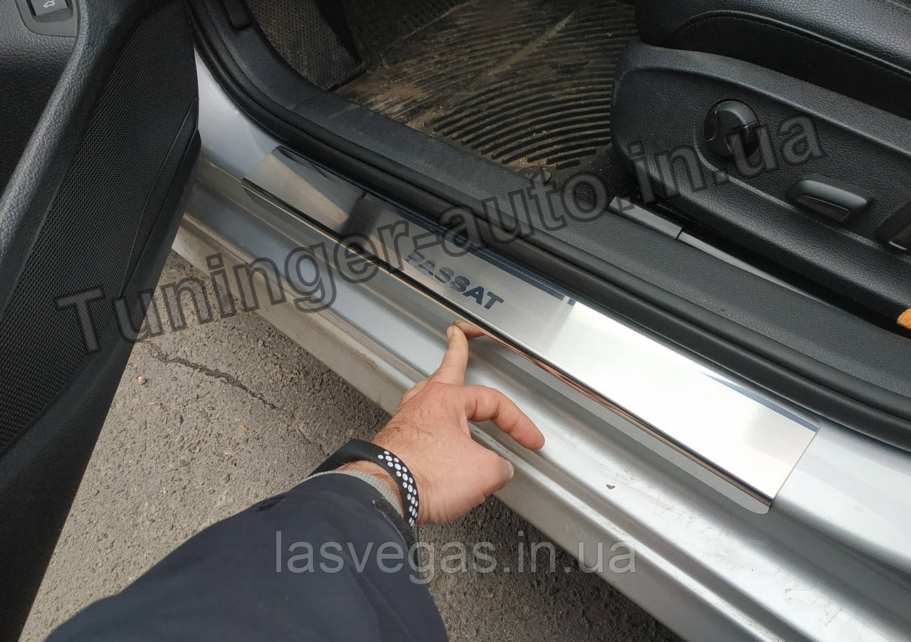 Накладки на пороги Volkswagen Passat B7/B8 (MSI) 2011-2018 (Американець), фото 1
