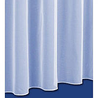 Білий однотонний шифон без малюнка з обважнювачем