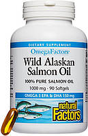 Омега-3 з лосося Natural Factors Salmon Oil 90caps