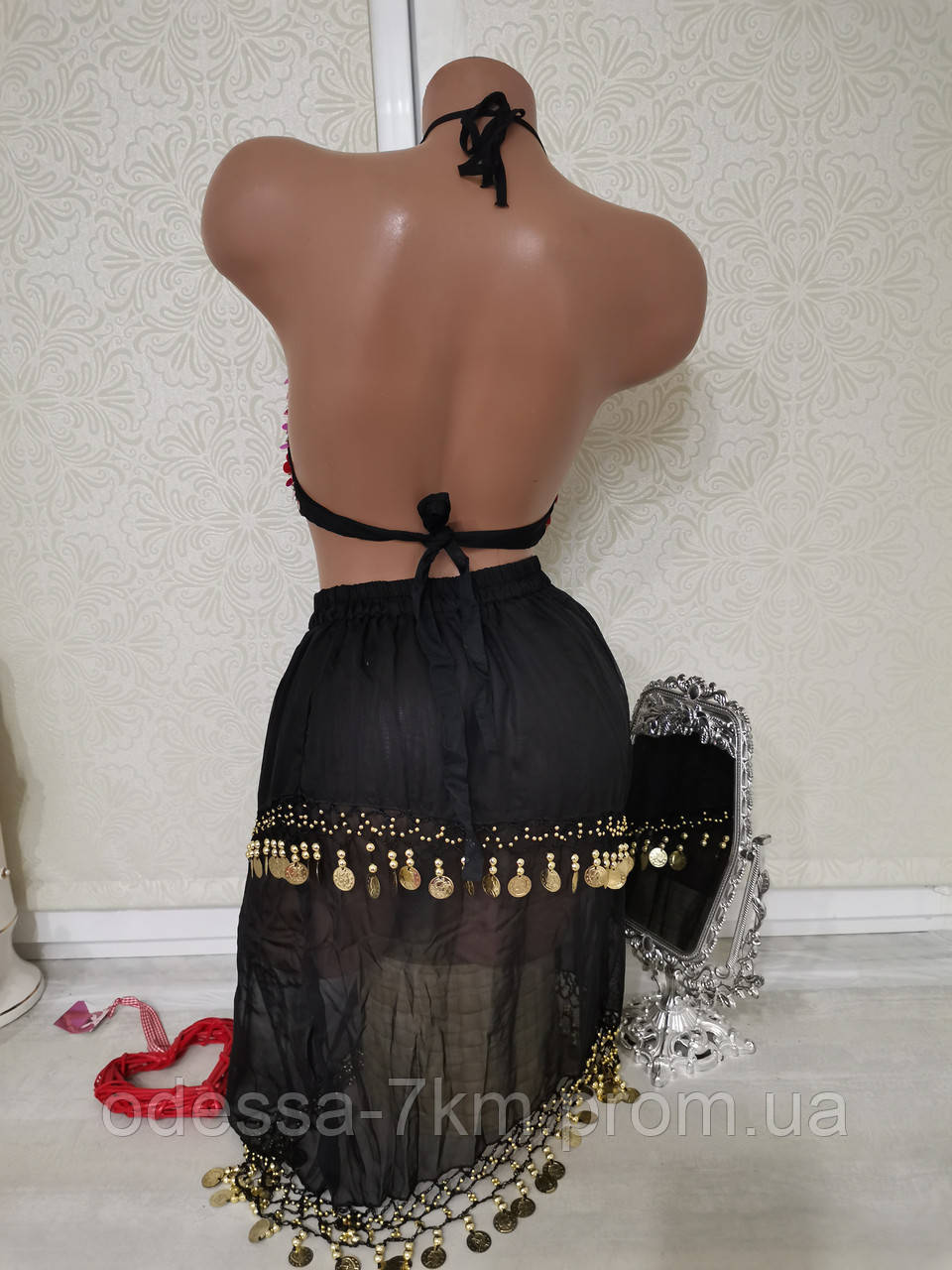 Женская юбка для восточных танцев - фото 3 - id-p1191806760