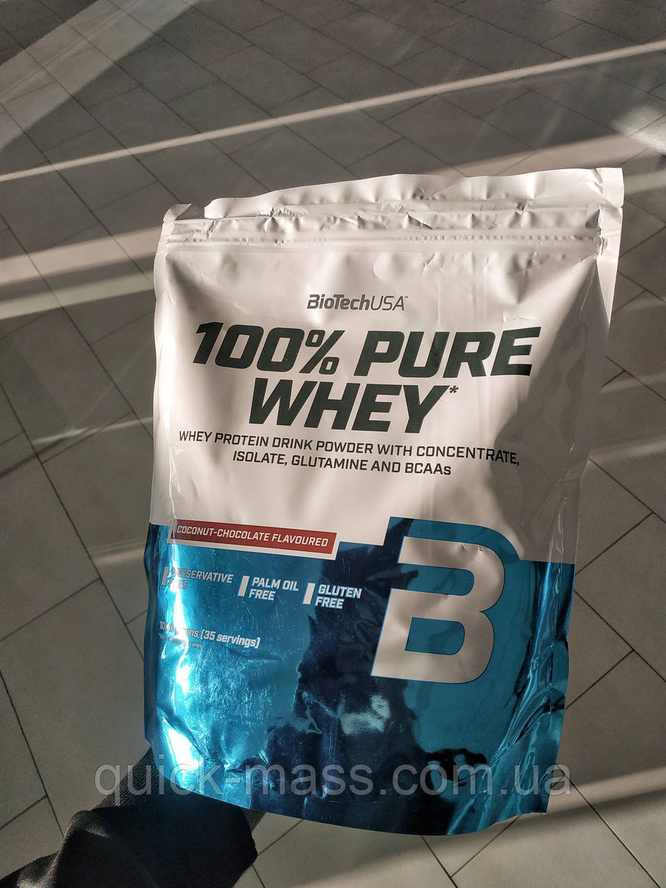 Протеїн 100% Pure Whey Biotech USA 1000g