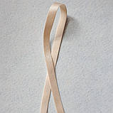 Бретелева гумка 10 мм бежева (нарізаємо від 20 м), фото 2