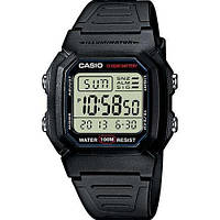 Цифровые полимерные мужские наручные часы Casio оригинал Япония Collection W-800H-1AVES с полимерным ремешком