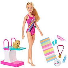 Лялька Барбі Чемпіон з плавання Barbie Swim 'n Dive GHK23