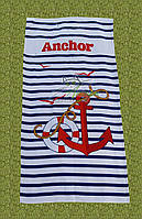 Пляжное полотенце 75*150 см "Anchor" Merzuka