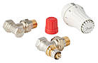 Комплект термостатическийугловой Danfoss RAE+RA-N+RLV-S 1/2" 013G5173, фото 3
