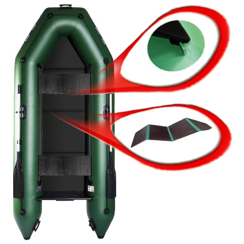 Aqua Storm STM-300Sk_Ps човен Шторм 300 з книжкою і пересувними сидіннями