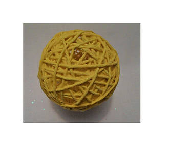 Куля новорічна D-100 Мотанка руч. роб.  1шт.