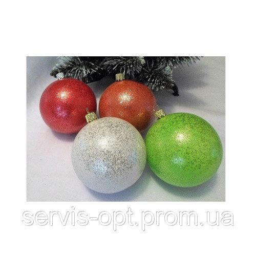 Куля новорічна  КАПЛЯ ДІД МОРОЗ (ручна робота), фото 1