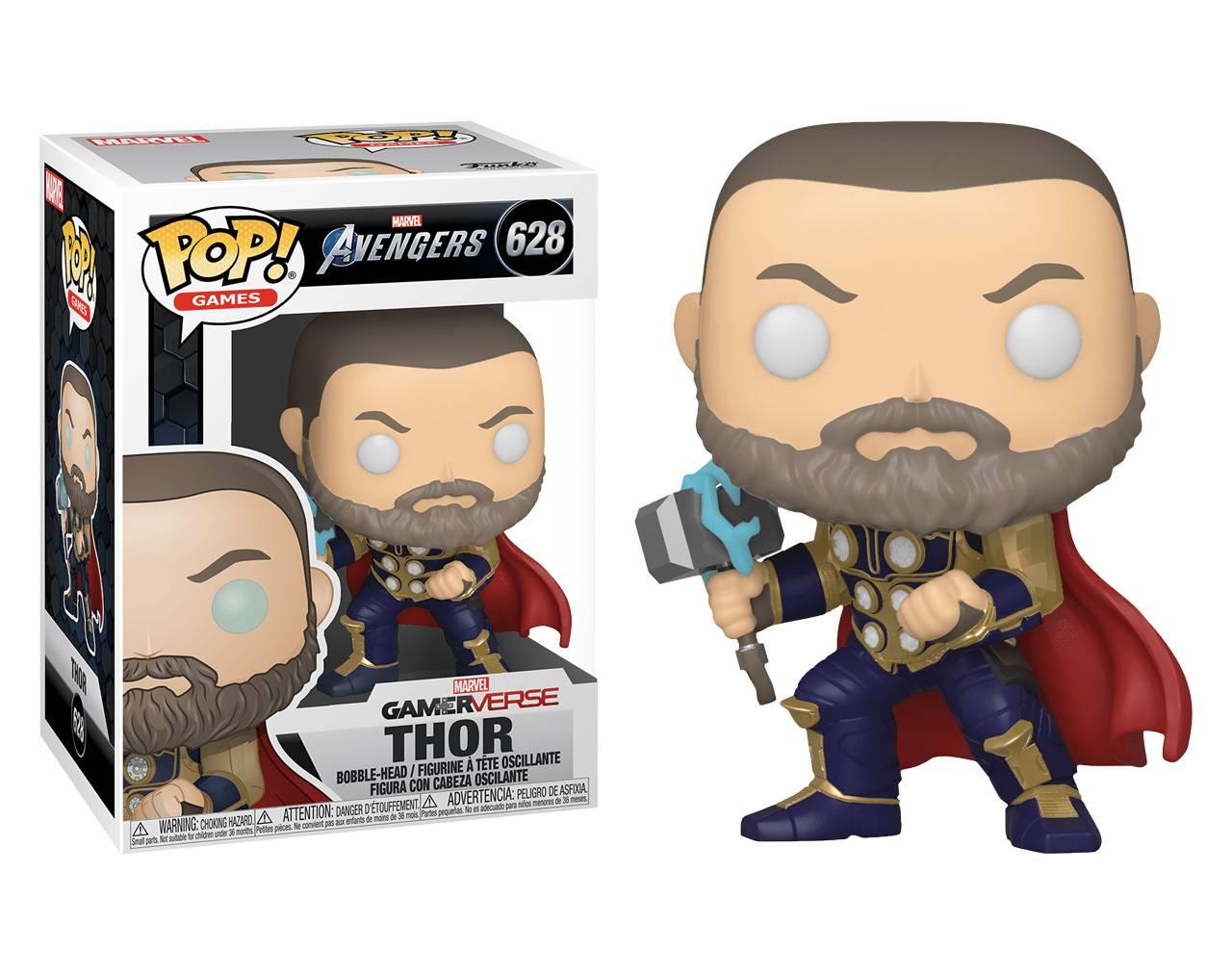 Фігурка Funko Pop Фанко Поп Месники Avengers Game Thor Гра Тор 10 см AG T 628