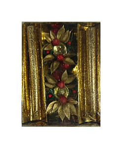 Підсвічник  №44-8016РІЗДВЯНИЙз двома свічками+дві підставки