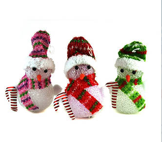 Нічник новорічний №ZXY-8 "Сніговик" на батарейках (15*8*8см)