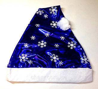 Шапка новорічна Діда Мороза блиск