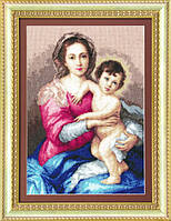 "Мадонна с младенцем" Чарівна Мить. Набор для вышивки крестом (М-116)