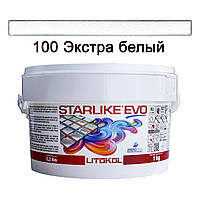 Эпоксидная затирка Litokol Starlike EVO 100 (экстра белый) CLASS COLD COLLECTION, 1 кг