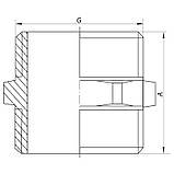 Ніпель Koer KF.N06A - 1/2'' (під прокладку) (KR3046), фото 3