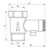 Запобіжний клапан для бойлера 1/2 "KOER KR.1039 (KR2674), фото 3