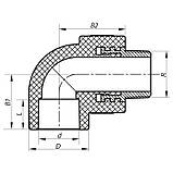 Кут ЗР 25x3/4M PPR Koer K0120.PRO (KP0143), фото 2