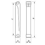 Біметалеві радіатори Koer Extreme 100 Bimetal-500 (KR2752) / Ціна за 1 секцію, фото 4