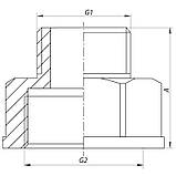 Перехідник (конектор) 1 "x2" KOER KF.A1020 (KF0057), фото 2