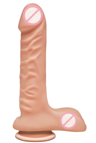 Фалоімітатор Doc Johnson The D - Super D - 8 Inch With Balls - ULTRASKYN