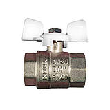 Кран кульовий KOER 3/4" ГГМ (KR.217.W) білий (KR0179), фото 3