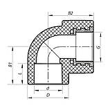 Кут ВР 32x3/4F PPR KOER K0116.PRO (KP0138), фото 3