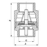 Клапан зворотний NEW 1-1/2" (Koer KR.172) (KR2803), фото 3