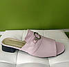 STTOPA Розміри 36-44. Шльопанці великих розмірів шкіряні. 115-3644 Лілові, фото 3