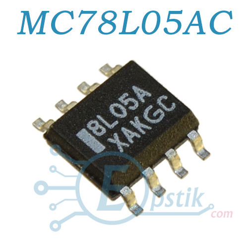 MC78L05A, стабілізатор напруги +5В, 100mA, SOP8