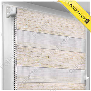 Рулонні штори День-Ніч (Зебра). Виробник Besta Польща, цена за 0,5 м.кв