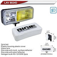 Фари протитуманні додаткові DLAA 8024 D-W/BIGIE/2хH3-12V/200*81mm/кришка (LAV 8024 D-W)