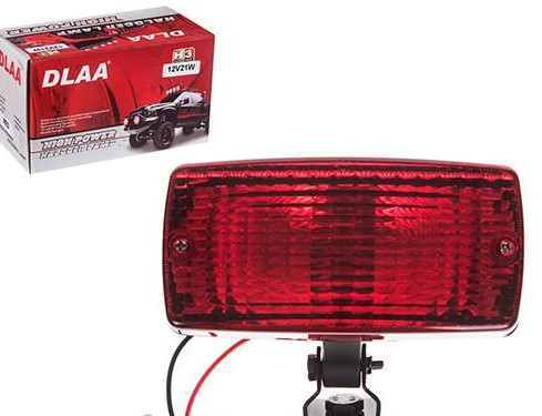 Стоп додатковий червоний LA-301/P21W-12V21W/140x74mm (LA-301 RED), фото 1