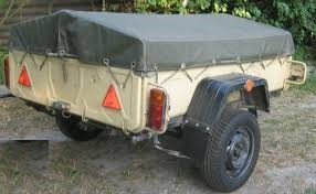 Тент на легковий причіп 1,85 х 1,35 КрАЗ -8138 сумочно рюкзачна тканина Oxford, фото 1