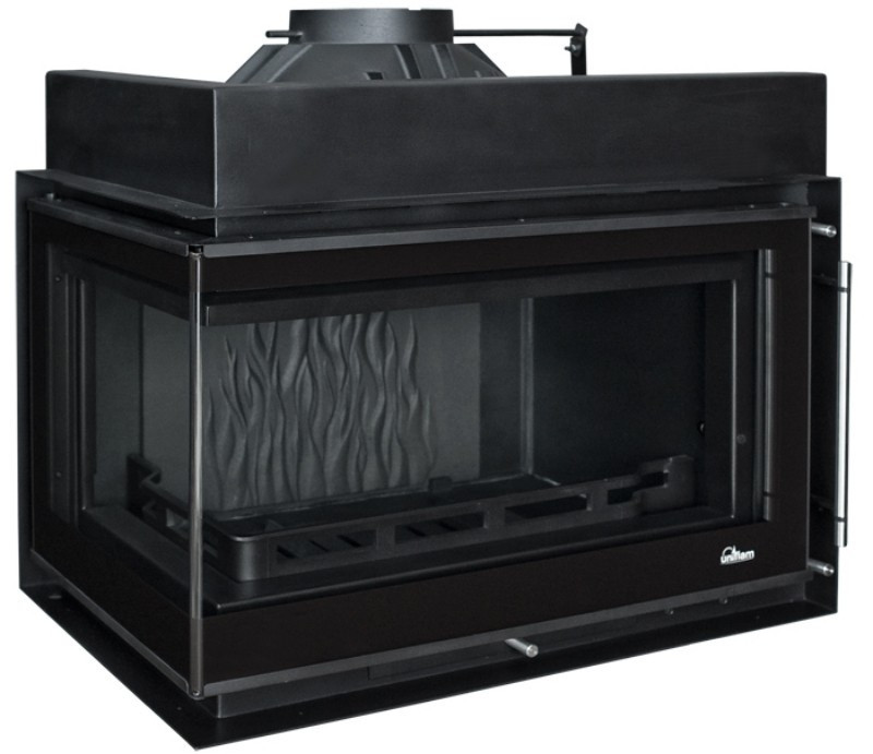 Камінна топка Uniflam 850 Prestige LBS з цільним склом, фото 1
