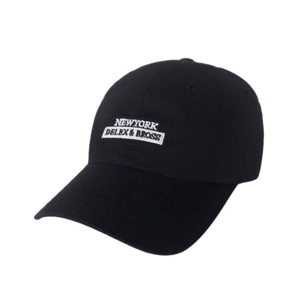 Бейсболка Sport Line із бавовни чорна з лого New York