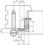Петля дверна Simonswerk BAKA 2030 2D FD врізна, фото 3