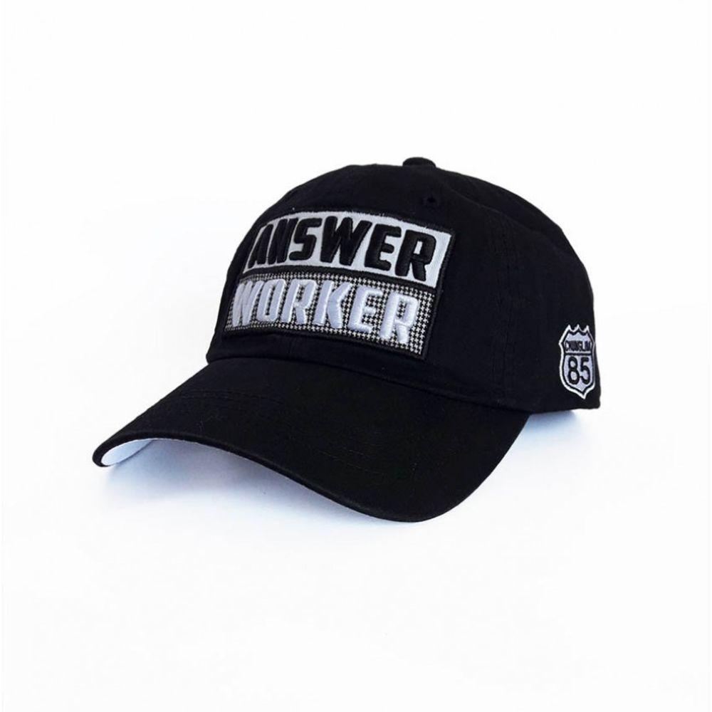 Чоловіча бейсболка Sport Line чорна із лого Answer Worker
