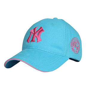 Бейсболка від бренду Narason блакитного кольору з лого NY