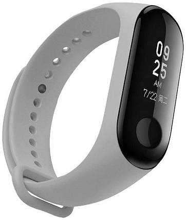 Ремінець TPU Armorstandart для Xiaomi Mi Band 4 3 Light Grey (ARM51828), фото 2