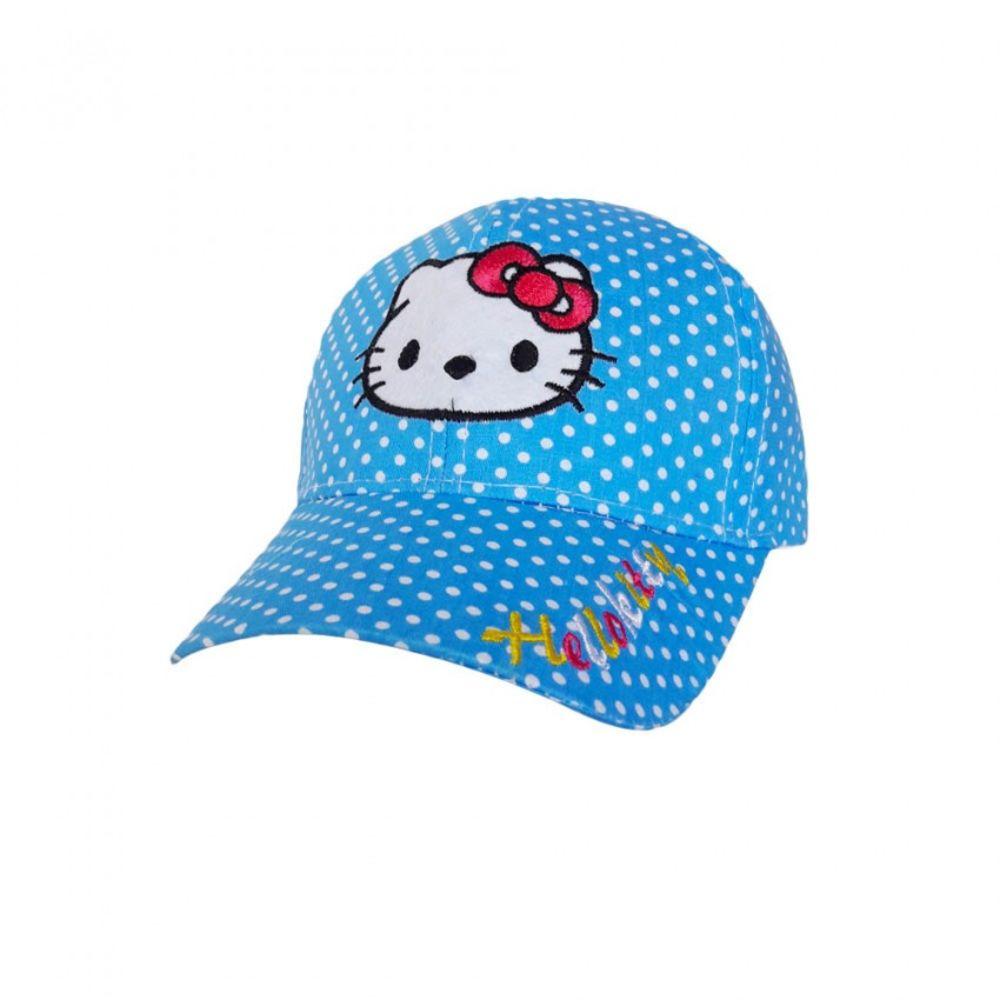 Кепка для дівчаток Sport Line блакитна з лого Hello Kitty