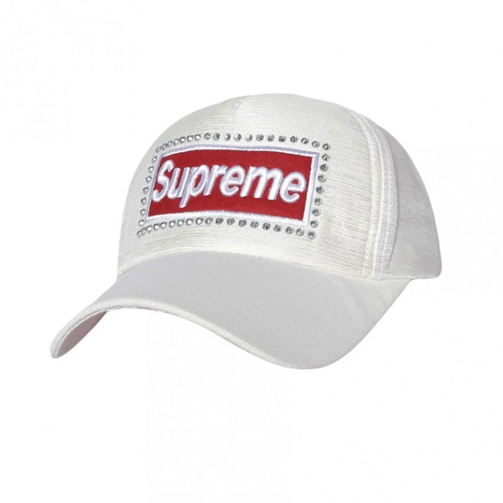 Бейсболка для жінок Sport Line біла з фірмовим лого, фото 1