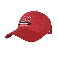 Подростковая бейсболка Sport Line красная с лого NYC