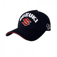 Мужская бейсболка Sport Line черная с лого Suzuki
